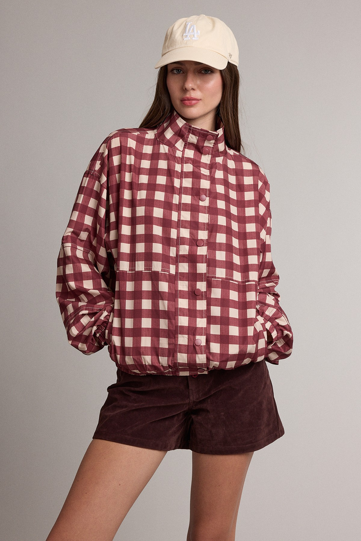 Classic Check Windbreaker Jacket