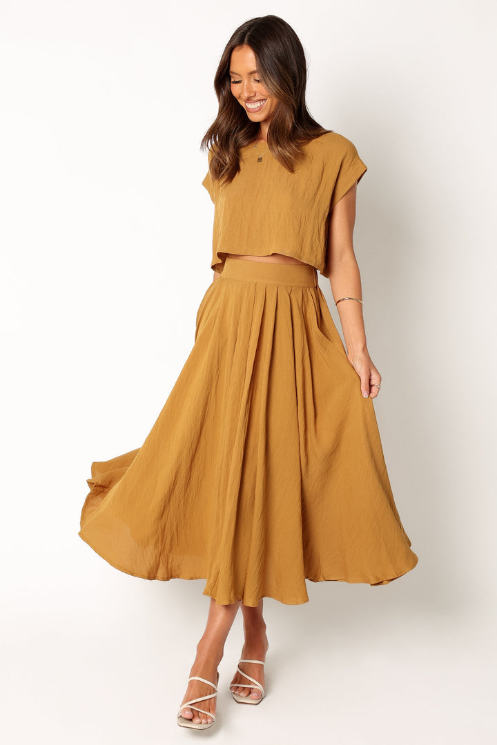 Denver Crop Top and Midi Skirt