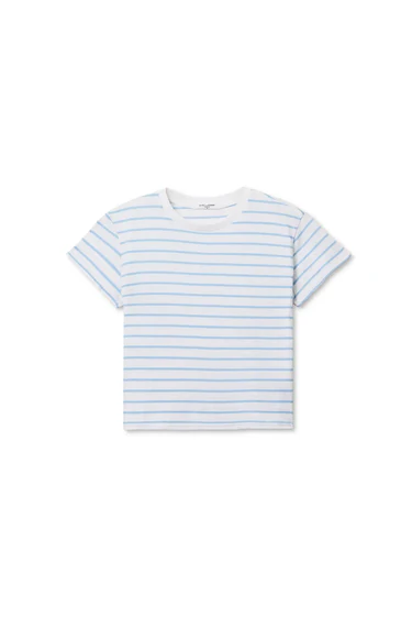 Everett Jersey Stripe Crewneck Tee