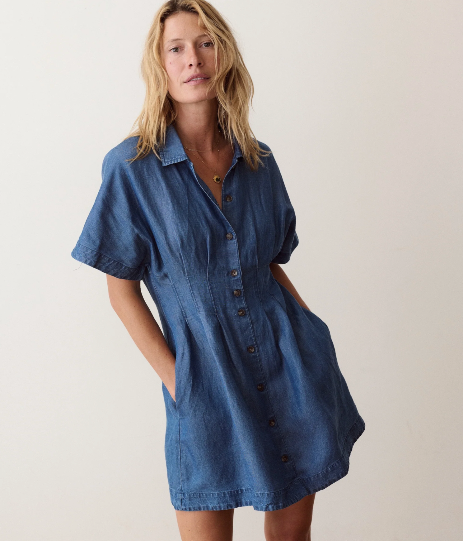 Arden Mini Shirt Dress